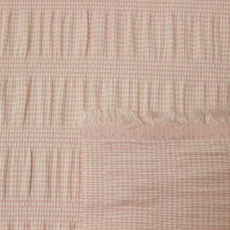 Tessuto Vichy Rosa e Bianco | ILTESSUTAIO