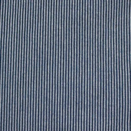 Tessuto Seersucker Blu Bianco | ILTESSUTAIO