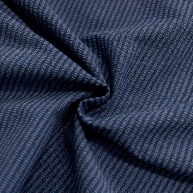 Tessuto Seersucker Blu | ILTESSUTAIO