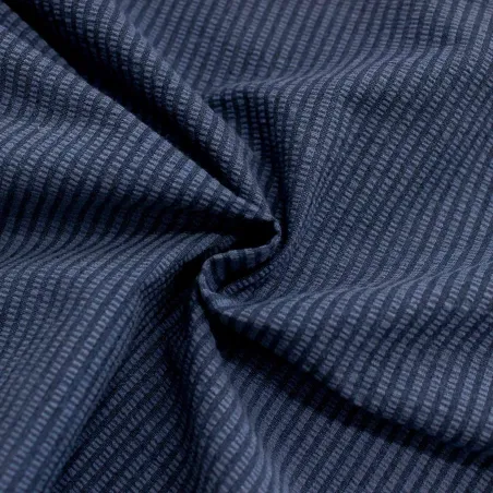 Tessuto Seersucker Blu | ILTESSUTAIO