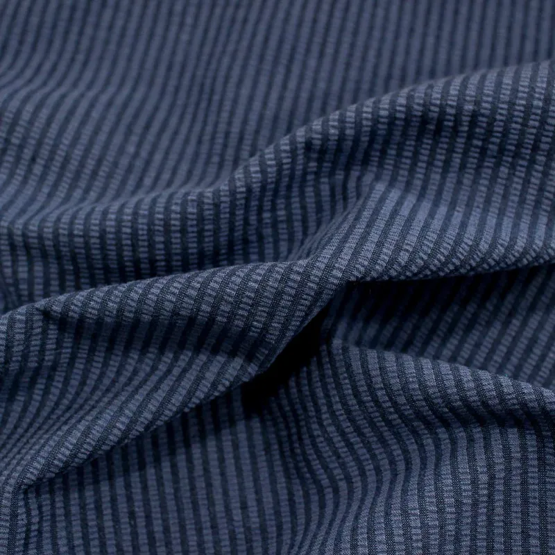 Tessuto Seersucker Blu | ILTESSUTAIO