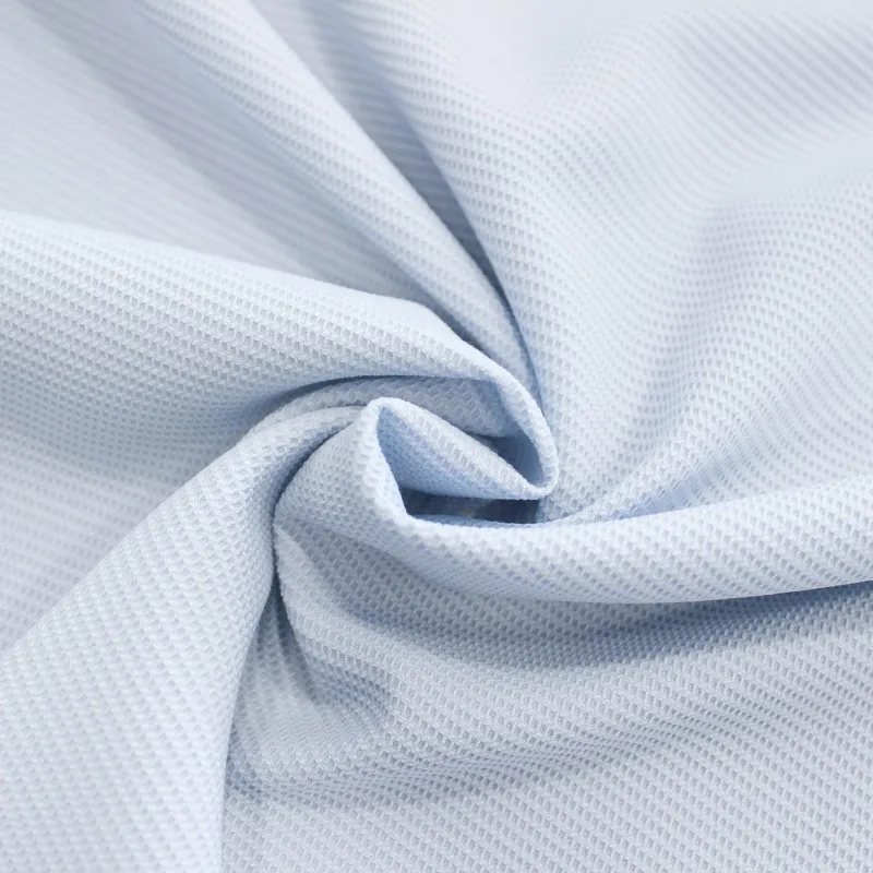 Tessuto Piquet Celeste | ILTESSUTAIO