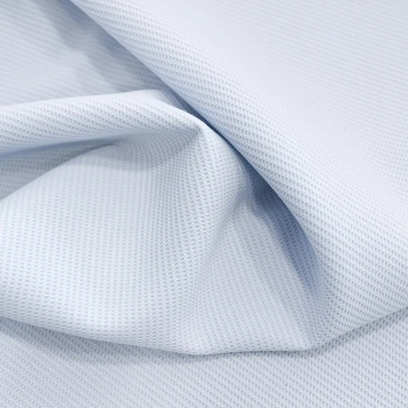 Tessuto Piquet Celeste | ILTESSUTAIO