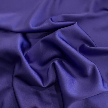 Raso elasticizzato viola | iltessutaio.it