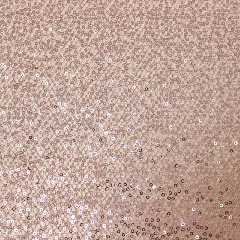 Tessuto con Paillettes - Rosa | ILTESSUTAIO