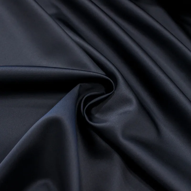 Raso elasticizzato Blu scuro | iltessutaio.it