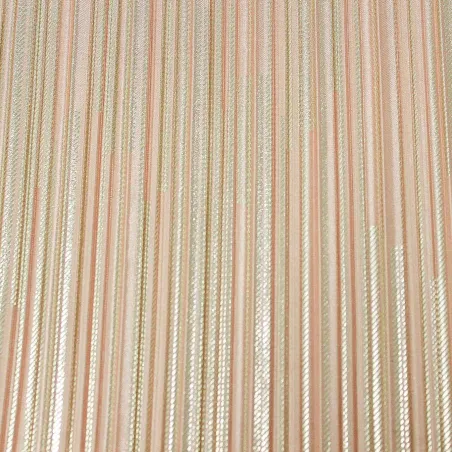 Tessuto plissettato placcato Rosa | IL TESSUTAIO