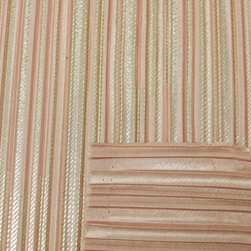 Tessuto plissettato placcato Rosa | IL TESSUTAIO