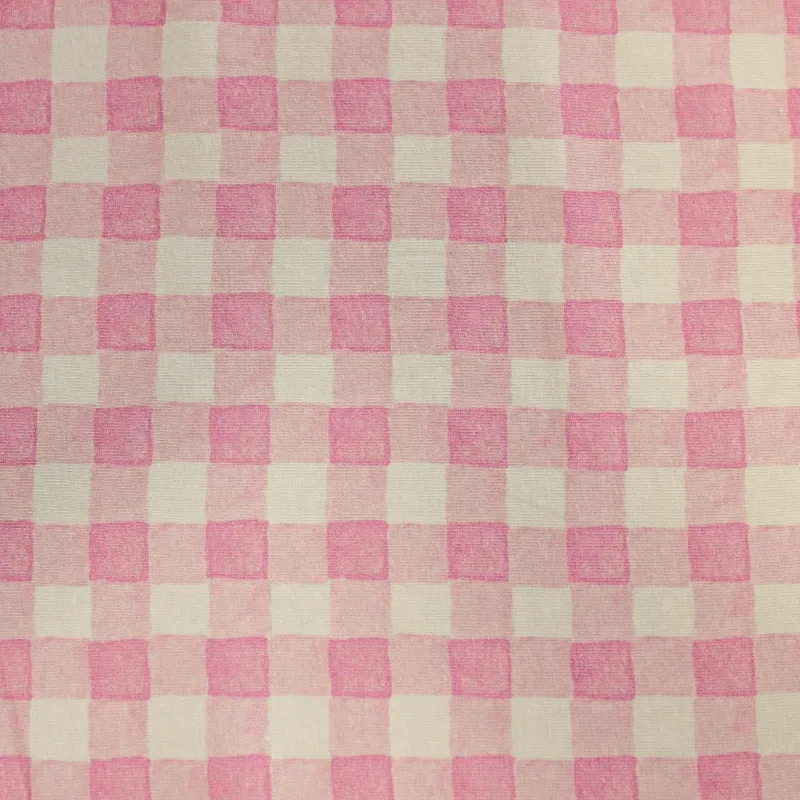 Jersey di Cotone Fantasia Vichy | ILTESSUTAIO