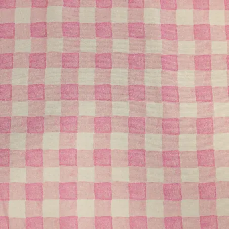 Jersey di Cotone Fantasia Vichy | ILTESSUTAIO