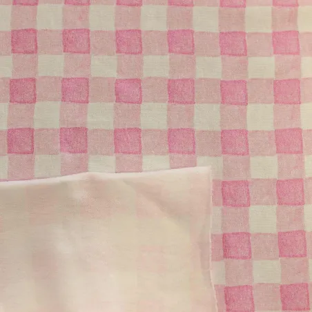 Jersey di Cotone Fantasia Vichy | ILTESSUTAIO