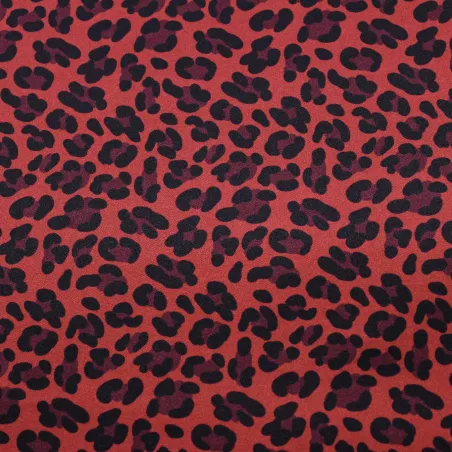 Raso Duchesse Maculato Rosso e Nero | IL TESSUTAIO