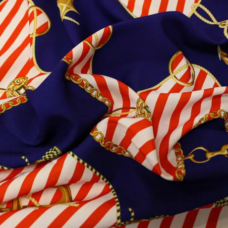 Tessuto Fantasia Ancora | DEADSTOCK