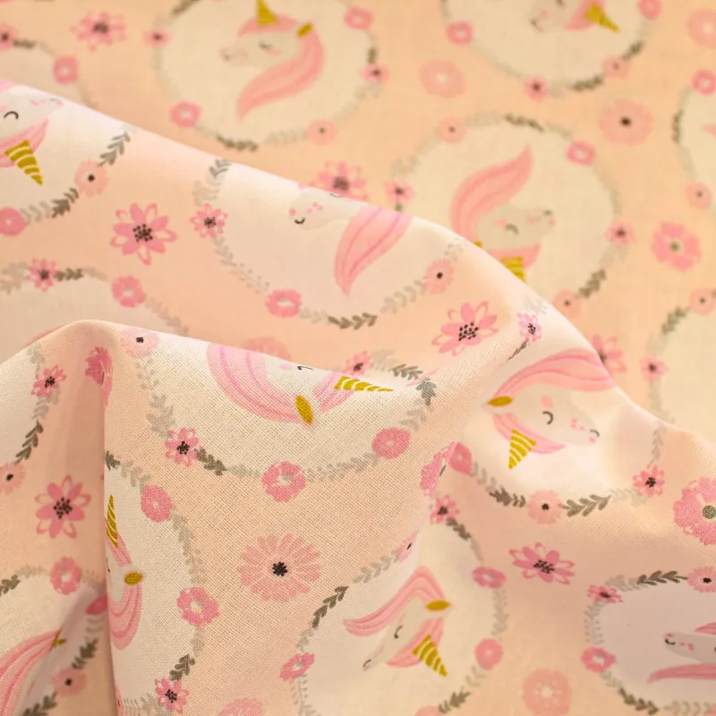 Tessuto di cotone unicorni | TESSUTI PER BAMBINI