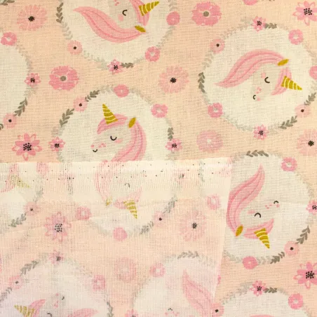 Tessuto di cotone unicorni | TESSUTI PER BAMBINI