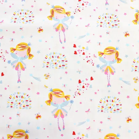 Tessuto di cotone fatine | TESSUTI PER BAMBINI