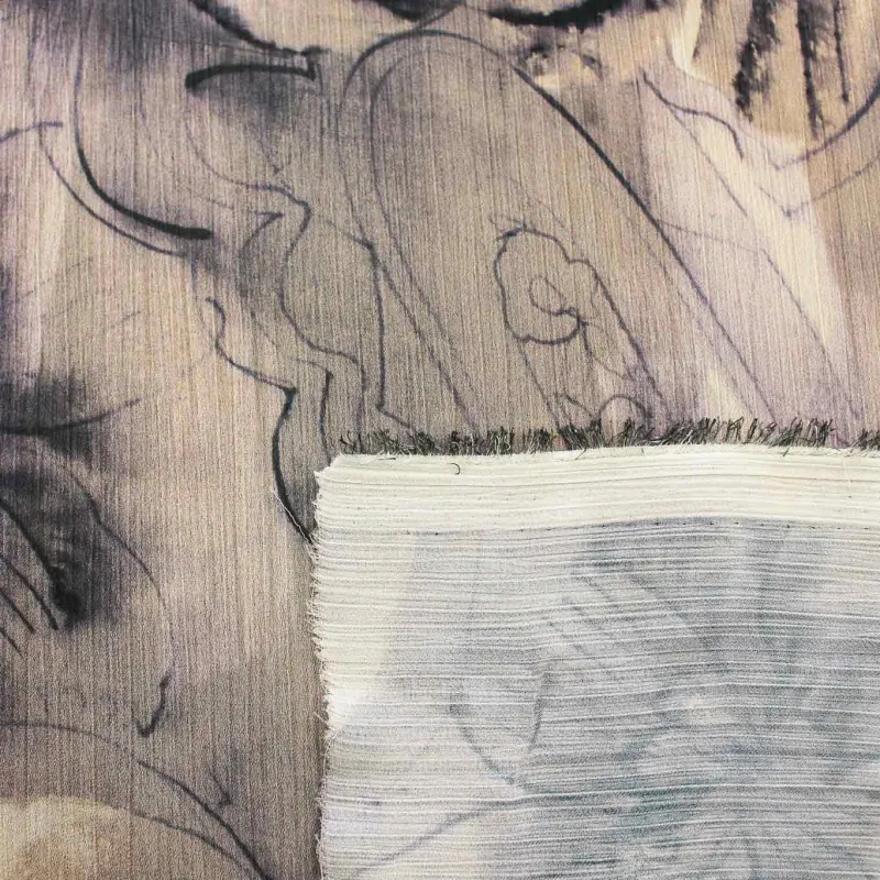 Tessuto Chiffon Stampa Floreale | DEADSTOCK