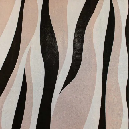 Tessuto Chiffon Stampa Astratta | DEADSTOCK