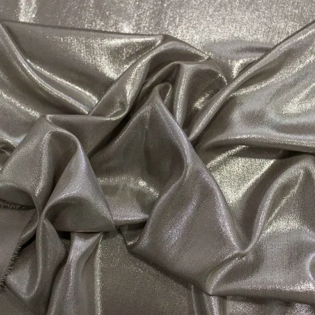 Georgette Spalmata Argento | IL TESSUTAIO