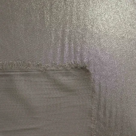 Georgette Spalmata Argento | IL TESSUTAIO