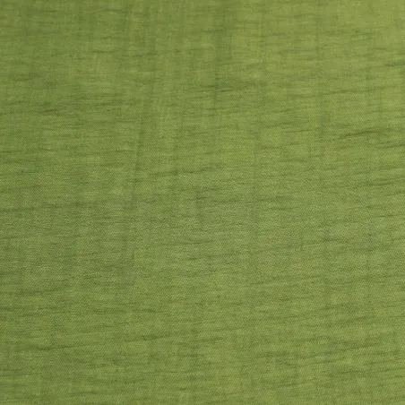 Tessuto Lino effetto Grinzato Verde | IL TESSUTAIO