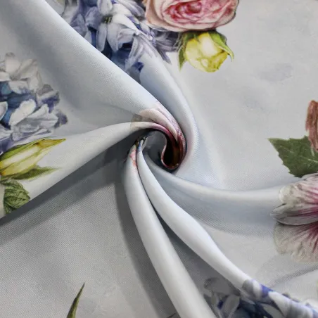 Mikado Tessuto Stampa Floreale | DEADSTOCK