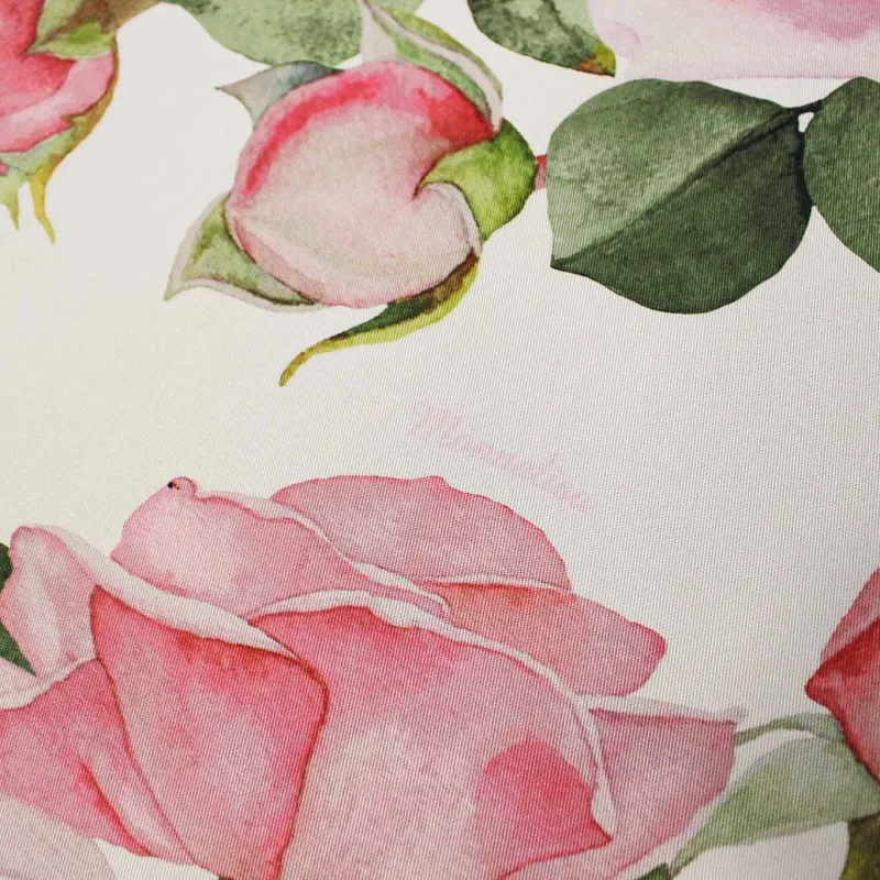 Mikado Tessuto Stampa Rose | DEADSTOCK