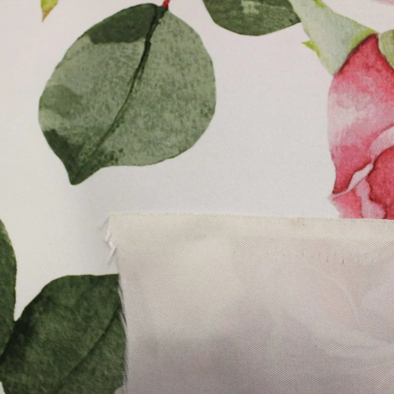 Mikado Tessuto Stampa Rose | DEADSTOCK