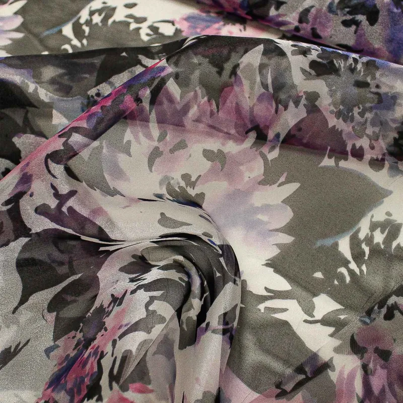 Organza Stampata Fiori  | DEADSTOCK