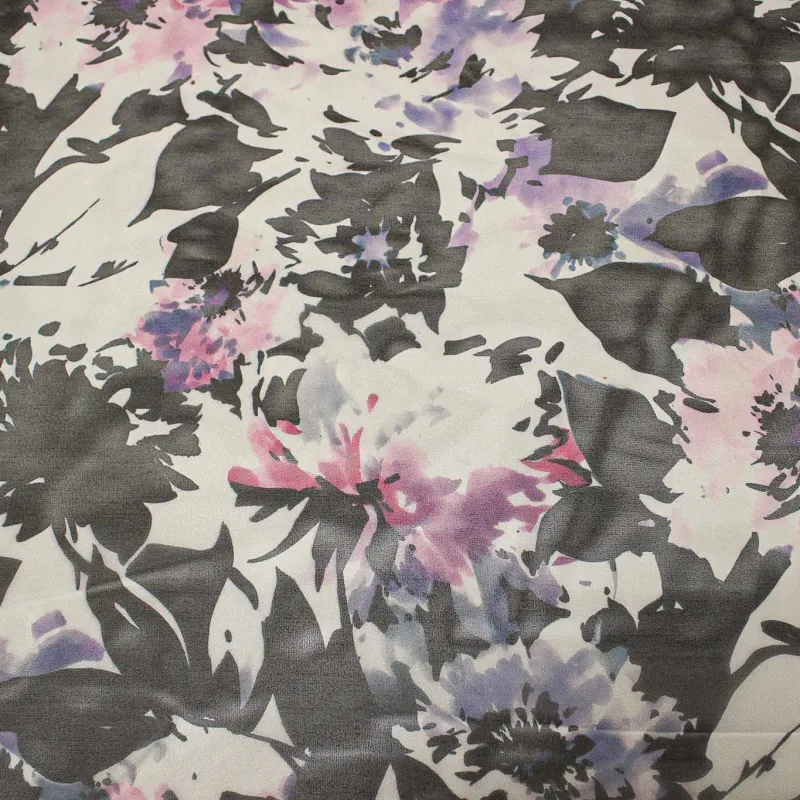 Organza Stampata Fiori  | DEADSTOCK
