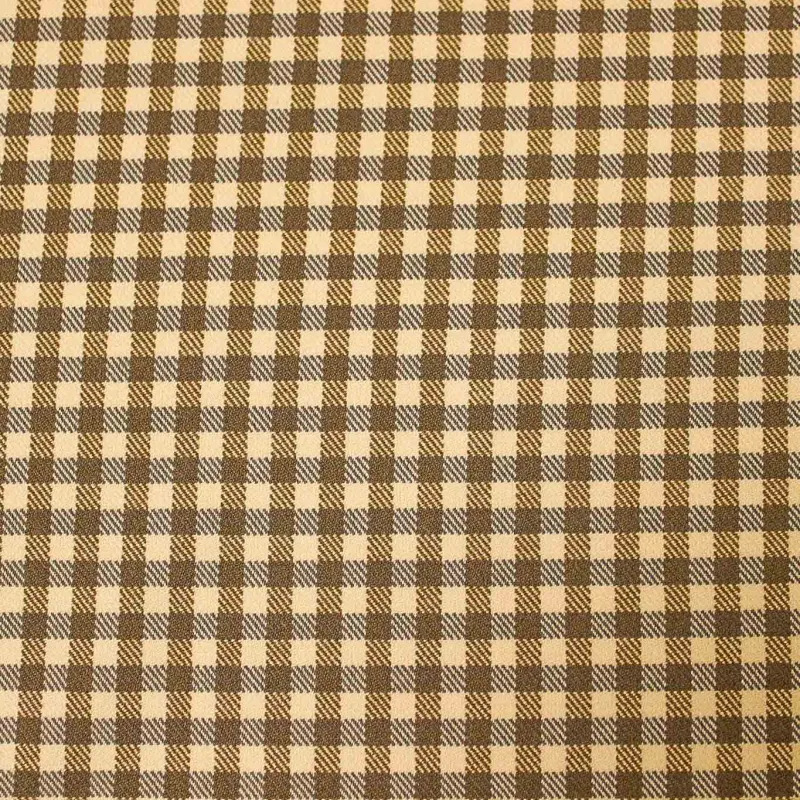 Tessuto Scozzese Beige e Marrone | IL TESSUTAIO