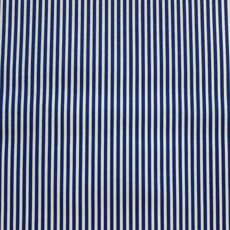 Tessuto di cotone rigato Blu e Bianco | TESSUTI PER BAMBINI