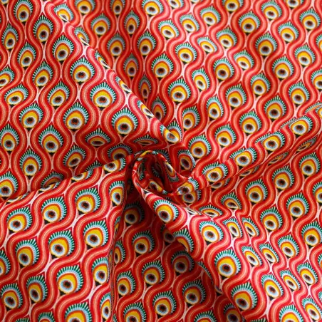 Tessuto di cotone fantasia astratta | TESSUTI PER BAMBINI