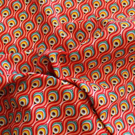 Tessuto di cotone fantasia astratta | TESSUTI PER BAMBINI