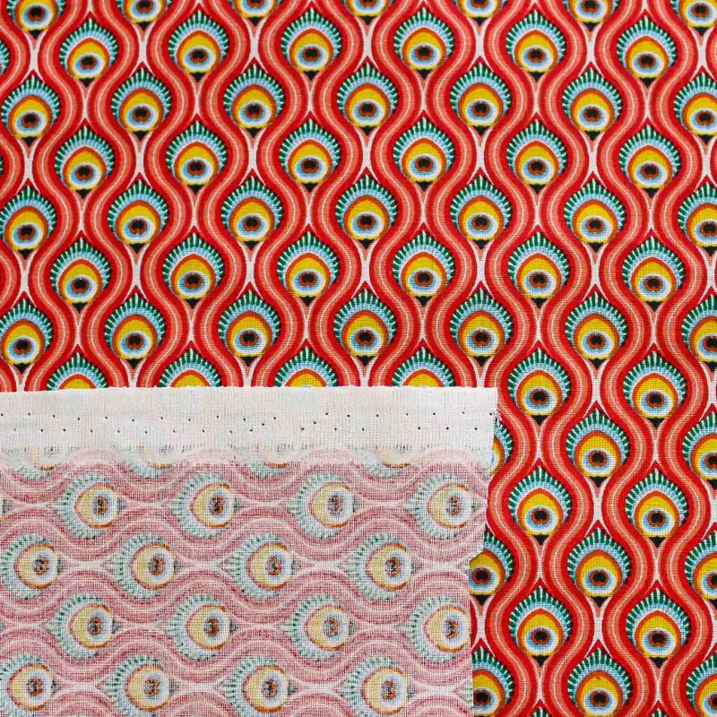 Tessuto di cotone fantasia astratta | TESSUTI PER BAMBINI