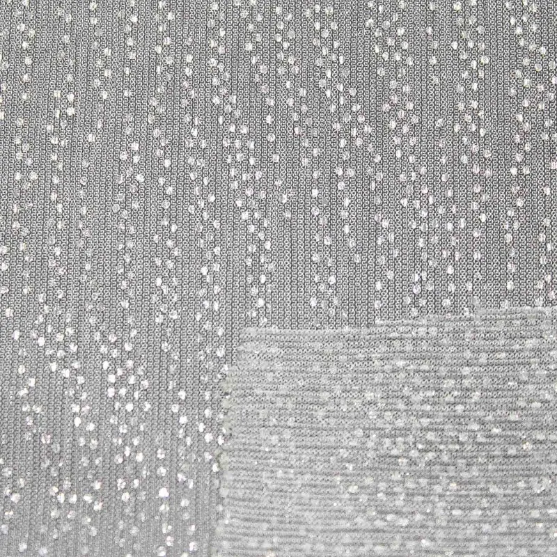 Tulle Glitterato Argento | IL TESSUTAIO