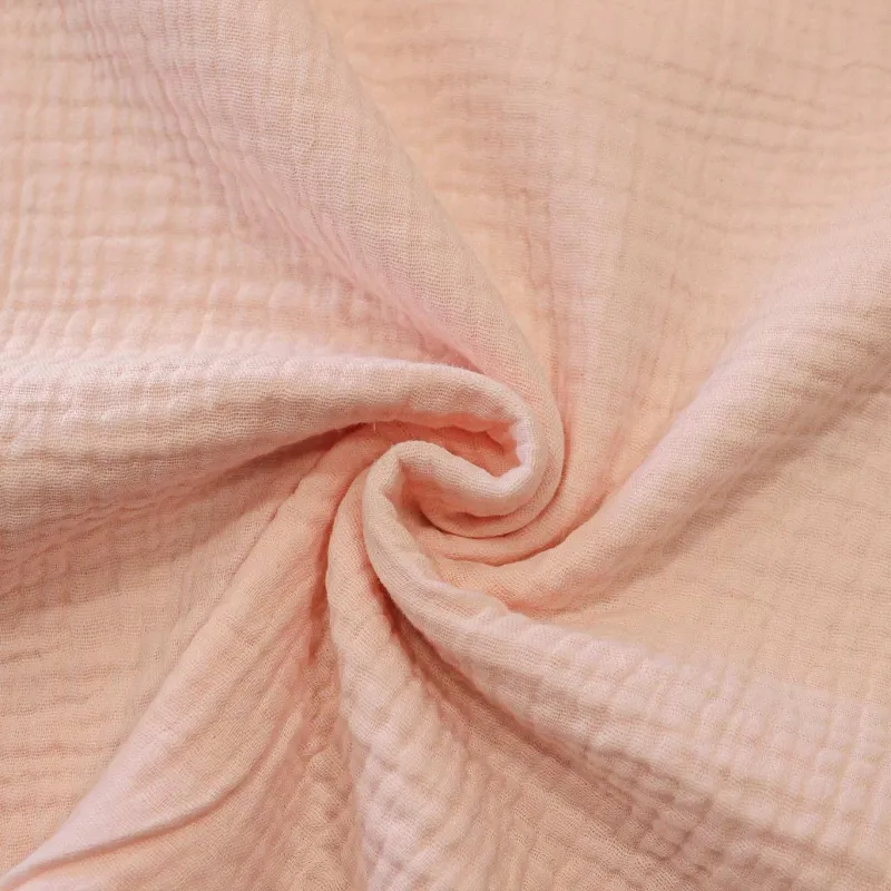 Mussola di Cotone Bio Rosa GOTS | IL TESSUTAIO