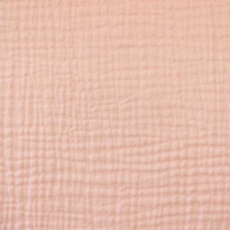 Mussola di Cotone Bio Rosa GOTS | IL TESSUTAIO