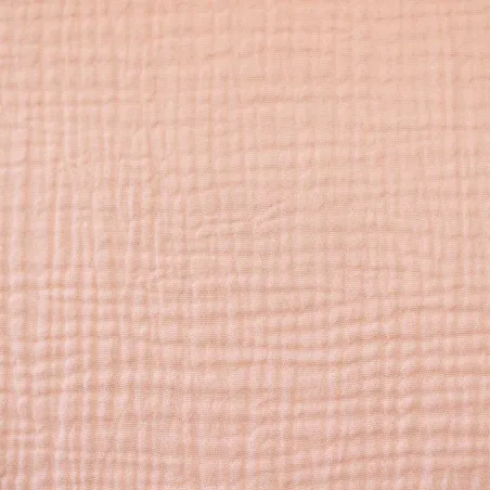 Mussola di Cotone Bio Rosa GOTS | IL TESSUTAIO