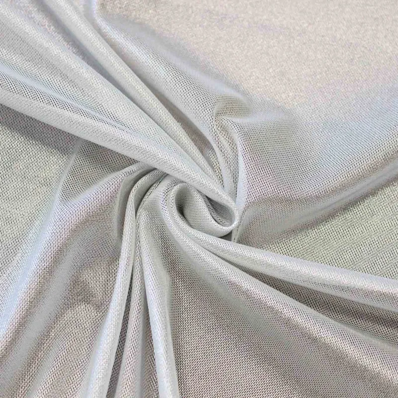 Tulle Spalmato Argento | IL TESSUTAIO