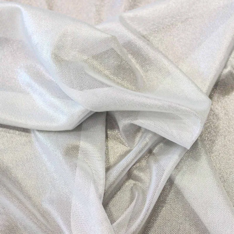 Tulle Spalmato Argento | IL TESSUTAIO