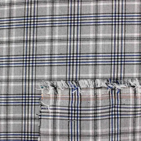 Tessuto Scozzese Estivo Grigio | IL TESSUTAIO