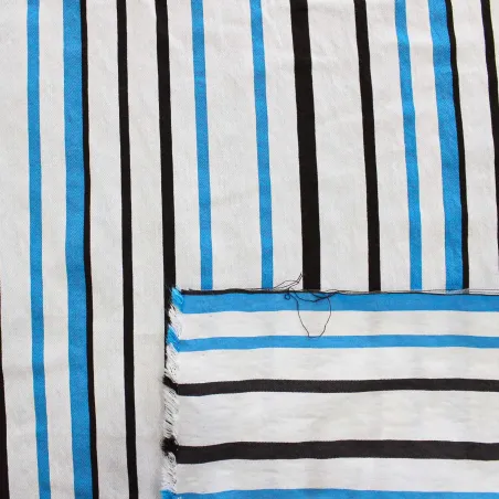 Tessuto Viscosa Rigata Made in Italy | IL TESSUTAIO