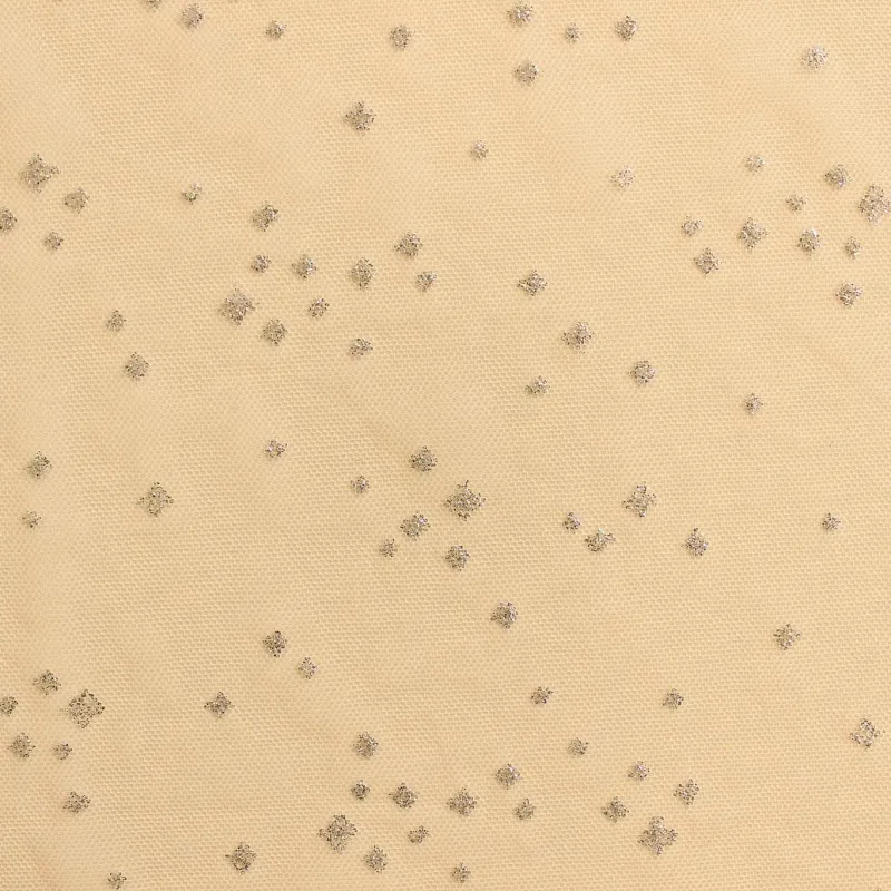 Tulle elasticizzato Stelle Glitter | IL TESSUTAIO