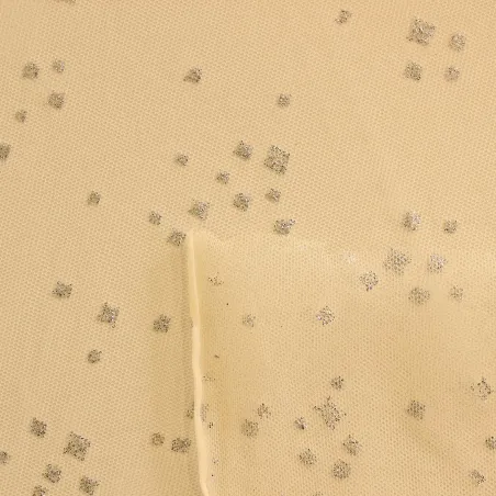 Tulle elasticizzato Stelle Glitter | IL TESSUTAIO