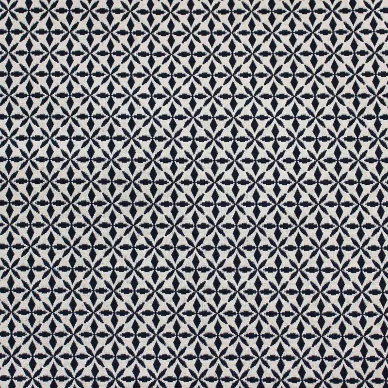 Tessuto Tubico Panna Blu | IL TESSUTO