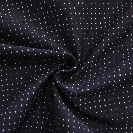 Tessuto Tubico Bianco e Blu | IL TESSUTO