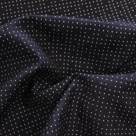 Tessuto Tubico Bianco e Blu | IL TESSUTO