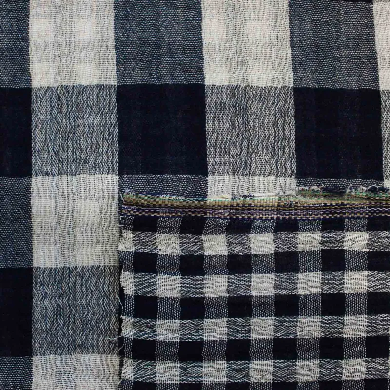 Mussola di Cotone a Quadri  | IL TESSUTAIO