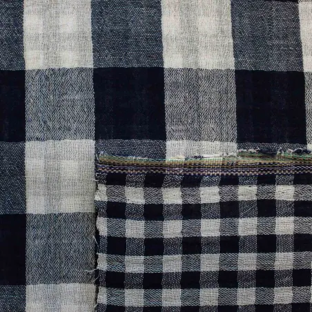 Mussola di Cotone a Quadri  | IL TESSUTAIO